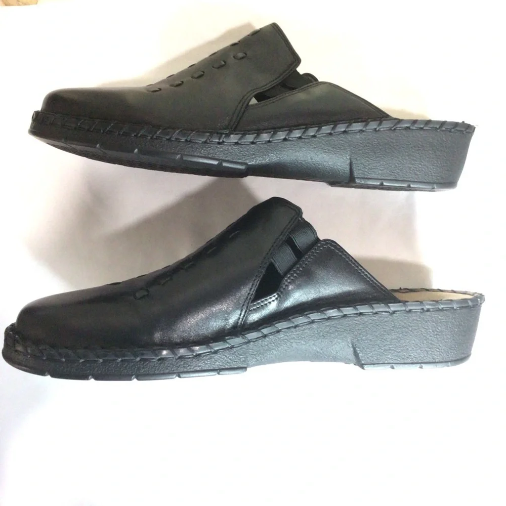 Duck Head Womens Anne Black Slip-on Comfort Clog Shoe Size 8.5